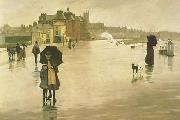 Norman Garstin The Rain it Raineth Every Day Sweden oil painting artist